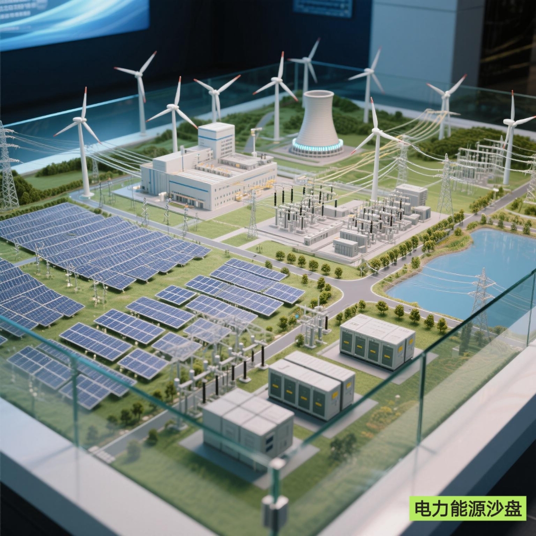電力展廳沙盤(pán) 風(fēng)力發(fā)電技術(shù)服務(wù)的綜合呈現(xiàn)